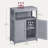 Bathroom Floor Cabinet with Double Shutter Doors-1148156034