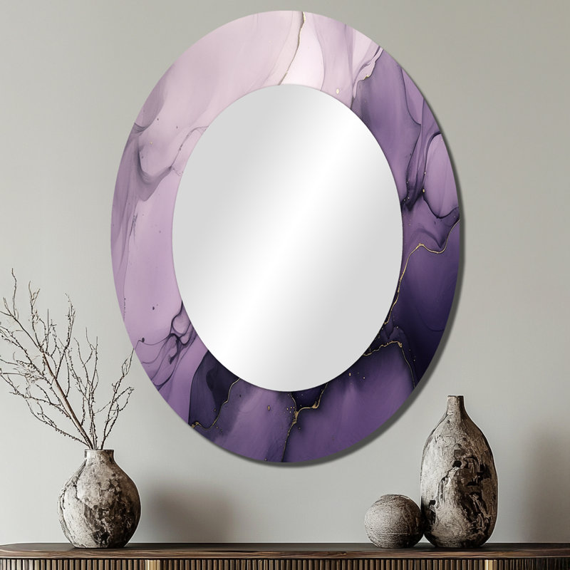 Maratha - Abstract Metal Mirror, 40" x 30"