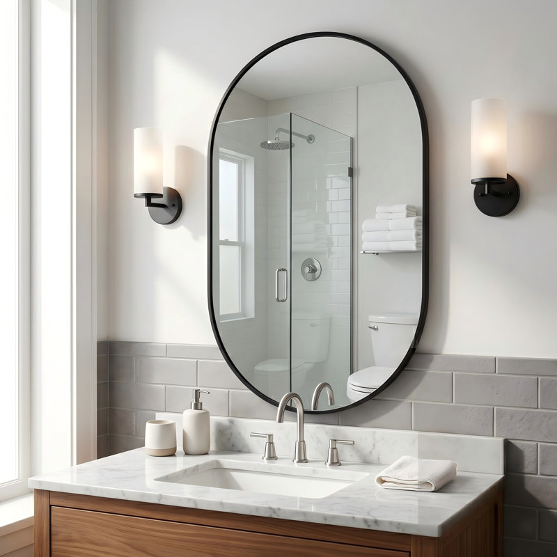 Aluminum Alloy Runway Wall Mirror