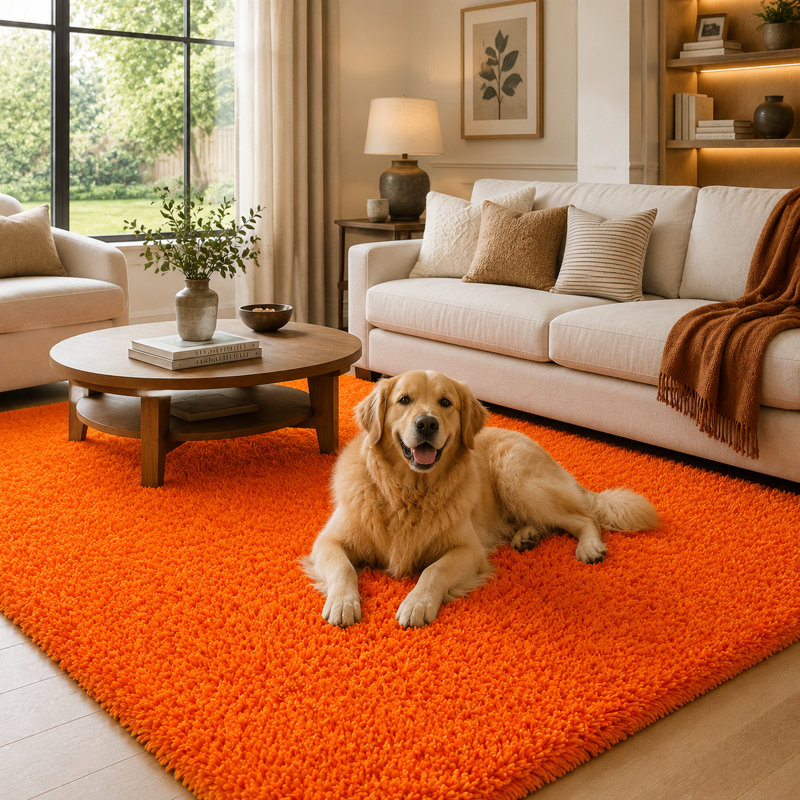 Large Shag Rugs for Bedroom Living Room Decor, Tie Dyed Soft Fluffy Furry Area Rug for Indoor Floor, Aesthetic Carpet for Home Decor