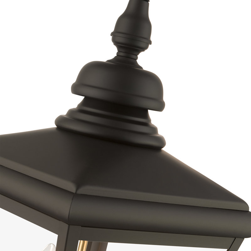 Lanterne suspendue d'extérieur 3 lumières, Bronze