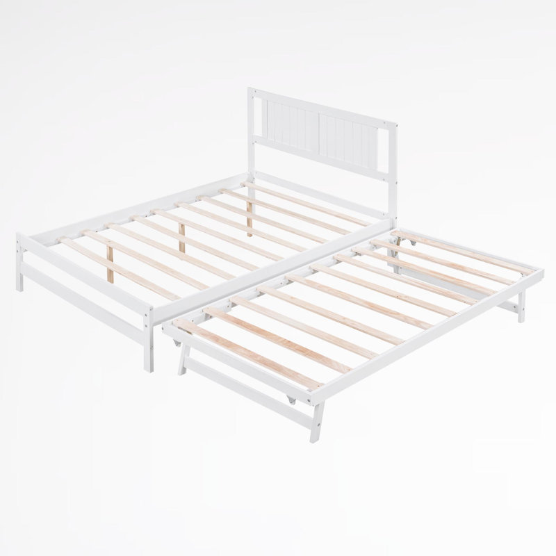 Cara Platform Bed, White