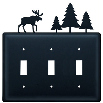 Landscape & Nature 3 - Gang Combination Plate Combination Wall Plate