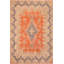 Laine orange / brune noué à la main 9 pi 8 po x 12 pi 11 po Anniston