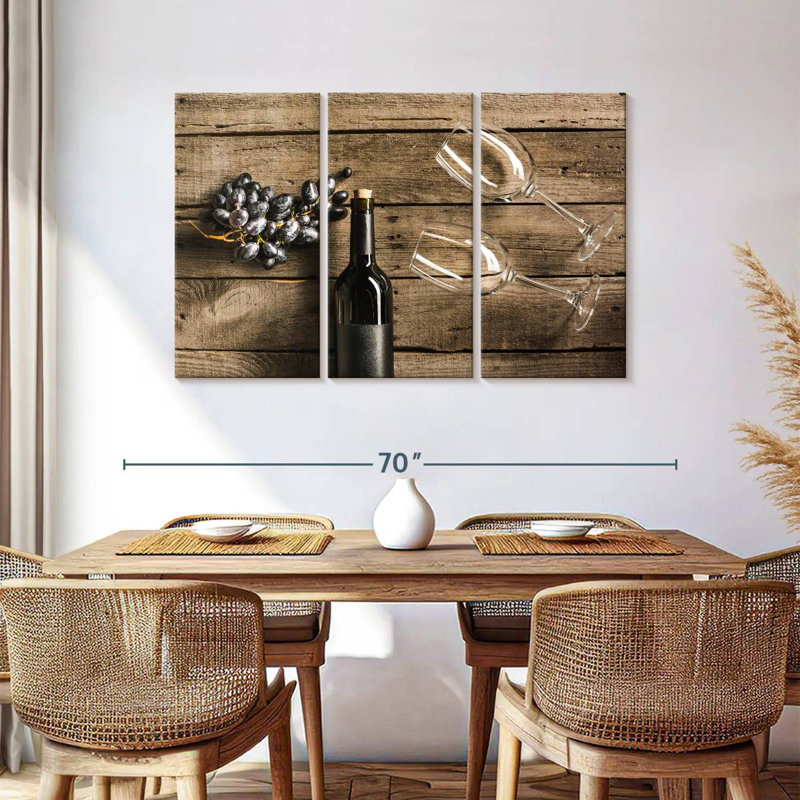 Yarlin Time For Wine, 36" H x 57" W