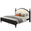 Lit plateforme tapissier en bois Linen-128986494-128986495