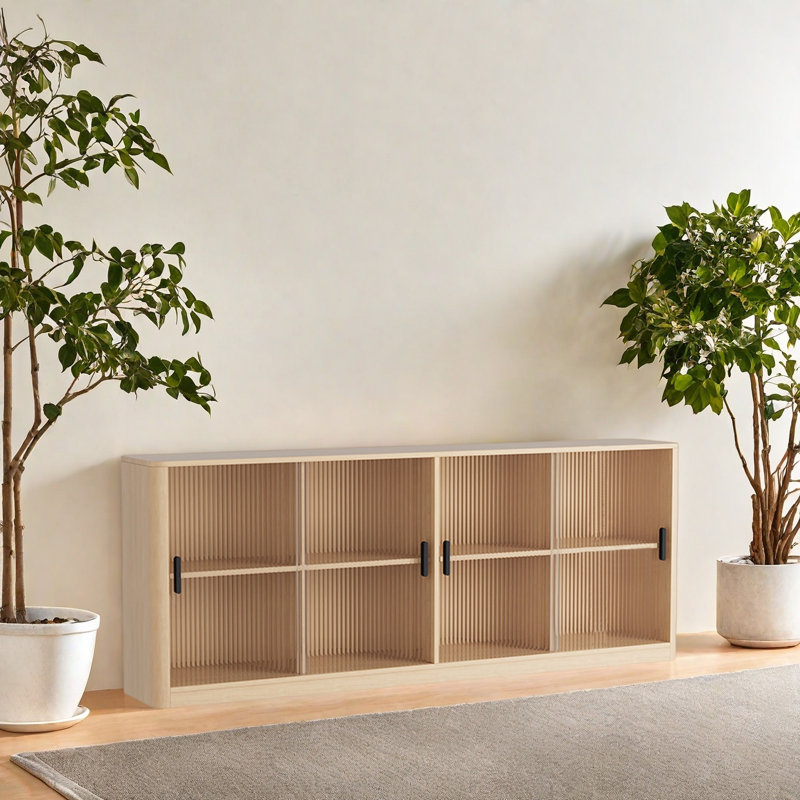 Florus, (2 Shelves) 31.4"H x 70.8"W x 13.7"D