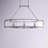 Ferris 6 - Light Mottled Silver Kitchen Island Pendant