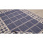 Rug & Kilim’S Contemporary India Dhurrie Rug In Navy And Beige Grid