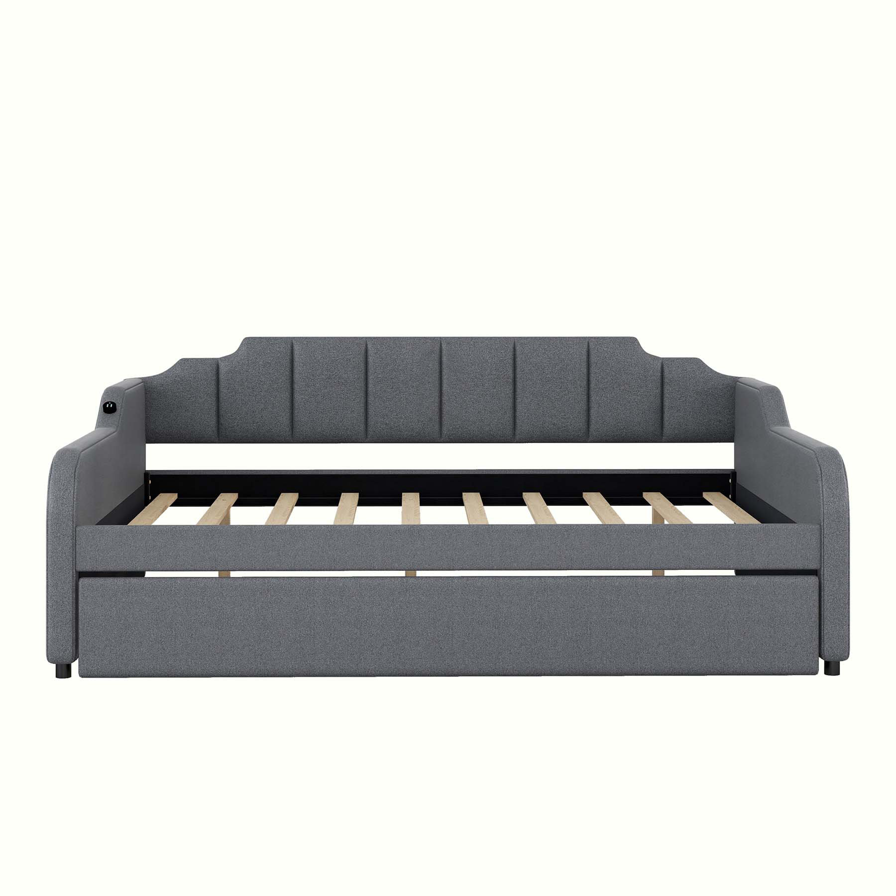 Wildon Home® Bardoux Upholstered Daybed with Trundle | Wayfair