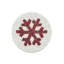 Sous-verre Snowflake Sparkle Beaded (ensemble de 4)-576988524