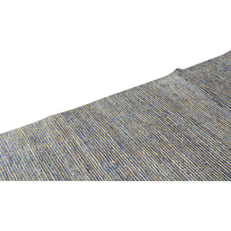 Tapis unique en viscose noué à la main 8 pi x 10 pi 1 po New Age