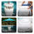 Step2 White Vero Plastic In-Pool Side Table and Umbrella Table Stand