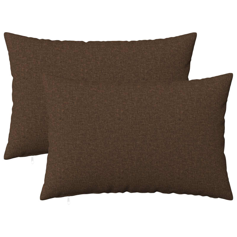 Light Grey Cushion, Rectangle 30cmH x 50cmW, Brown