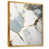 Toile avec cadre flottant or