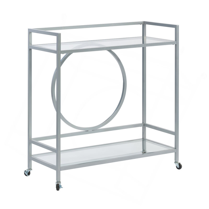 Bar Cart, Gray Finish