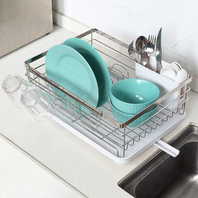 Dish Rack, White
