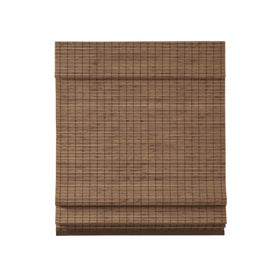 Store romain filtrant la lumière en bambou naturel Thalassa L 64 po