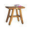 CoastalVogue Satori, tabouret de douche en teck de 14 po, repose-pieds en teck et tabouret de rasage en teck, l 14 po x T 15 po, en teck naturel