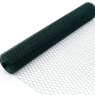Fil de poulet galvanisé foncé, 60 m, protection du jardin extérieur, rouille, méthode d'installation pratique, grand 60 m pour le jardin, processus facile
