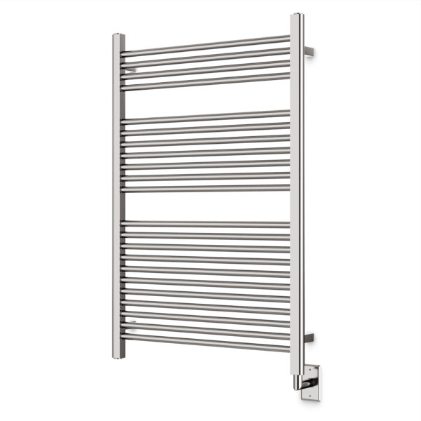 Chauffe-serviettes Artos M11175W-BN Nickel brossé câblé 44 po x 30 po Artby, H 44 po x l 29,5 po x P 5,19 po, Nickel brossé