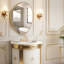 Miroir mural asymétrique pour salle de bain-98612894