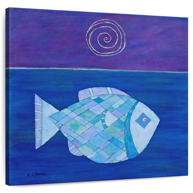 Crowle Fish With Spiral Moon