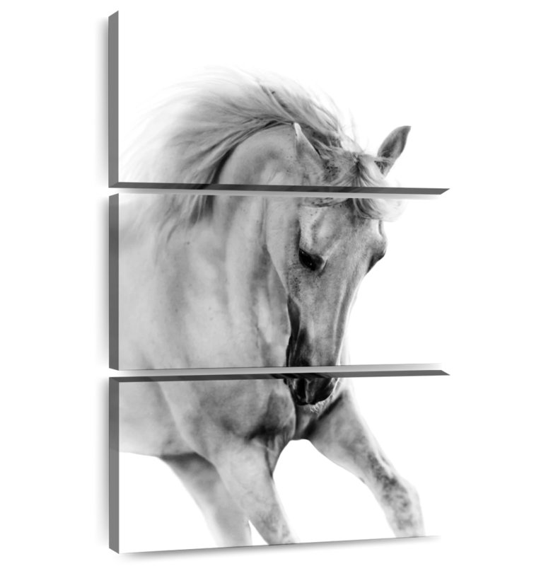 Brampt Elegant White Horse, 57" H x 36" W
