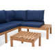 Tempo Wood 4 - Person Modular Patio Conversation Sets with Cushions