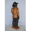 Statue de Sheriff Jenson en bois - Taille: L 6 po x l 9 po x H 30 po.