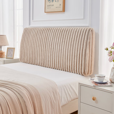 Upholstered Headboard Ergonomic Fabric Headboard Suitable For Mattress by Wrought Studio