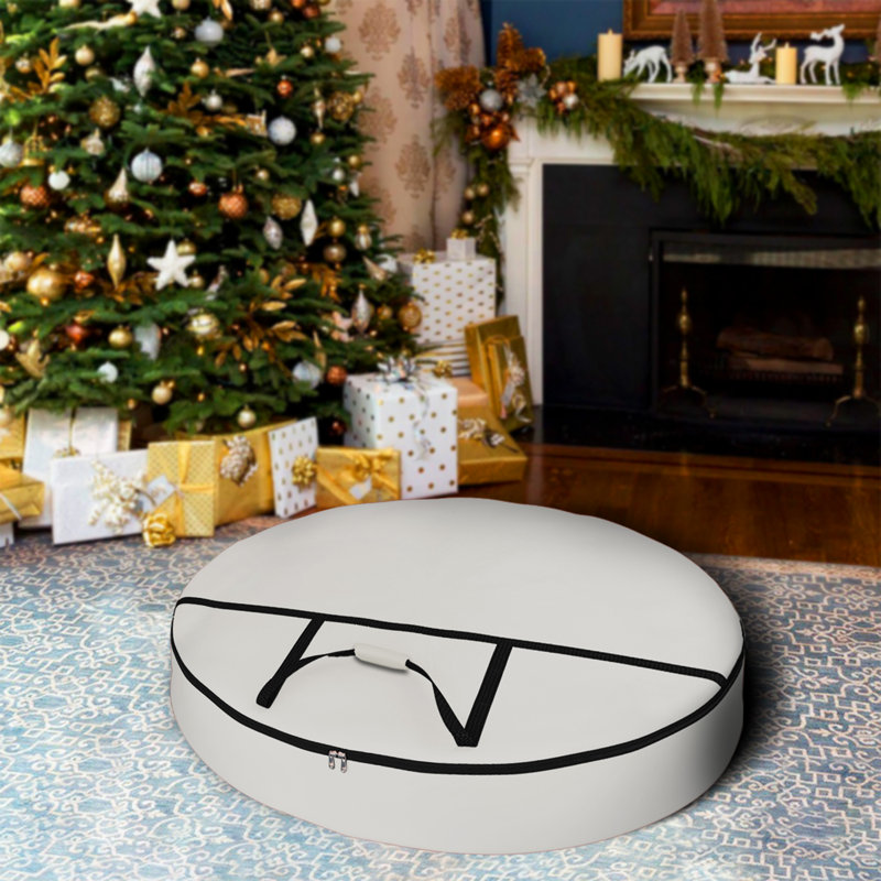 Wreath Storage, 17.8cm H x 101.6cm W x 2.5cm D, White