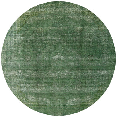 Tapis vert de style oriental
