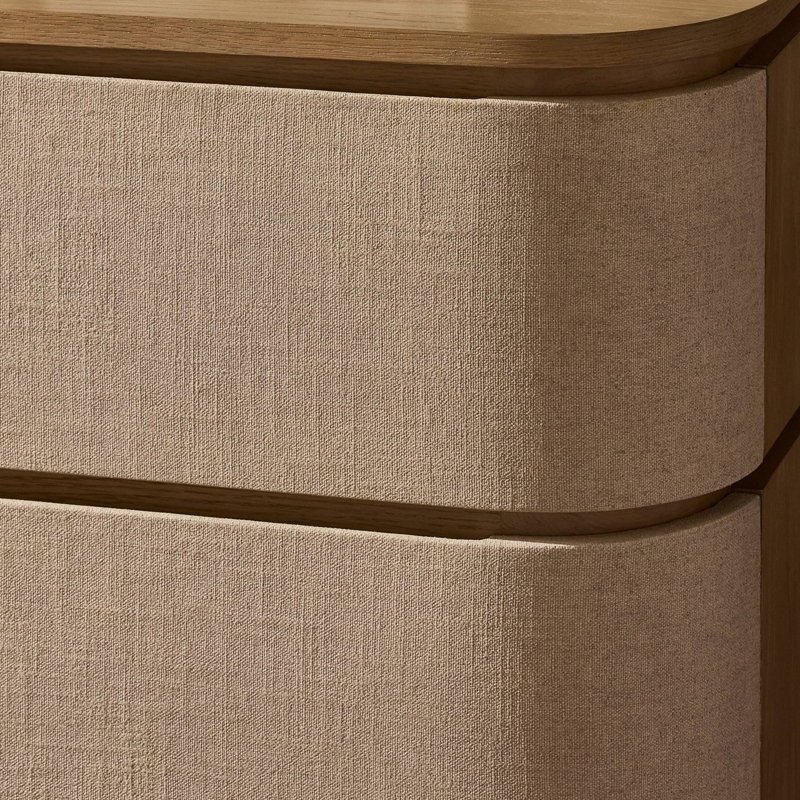 Mariella 6 Drawer Dresser-Beige Painted Linen
