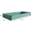Metal Raised Garden Bed 7.6X3.7X0.98Ft - For Flower, Vegetable, Herb Rapid Assembly, Rust-, Kit Veg, Speedy To Setup, Long-Lasting-688656110-688656099