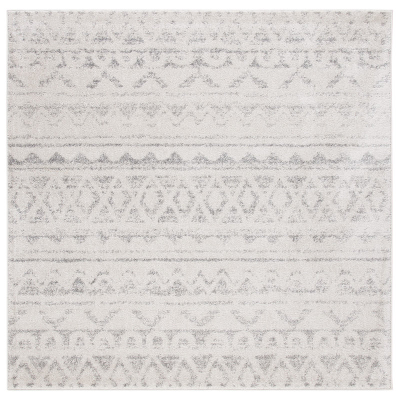 Tapis performance à motif sud-ouest Muniz, Carré 6 pi