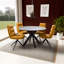 Hourani Round Metal Base Dining Table