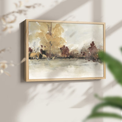 The Autumn View I -Framed Print - Restickable