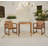 3 Piece Solid Wood Patio Dining Set