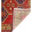One-of-a-Kind 4'1" x 10'2" New Age Runner Wool Area Rug in Ivory and Red