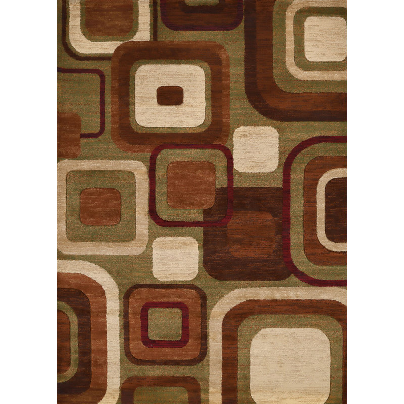 Tapis brun Goble, Rectangle 5 pi 3 po x 7 pi 2 po