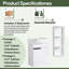 Ensemble de meuble-lavabo simple 16 po avec plateau en céramique et support de rangement flottant 16 po-1218754192