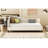 L-Shaped Linen Daybed, With Solid Wood Legs-1560532900-1560532902
