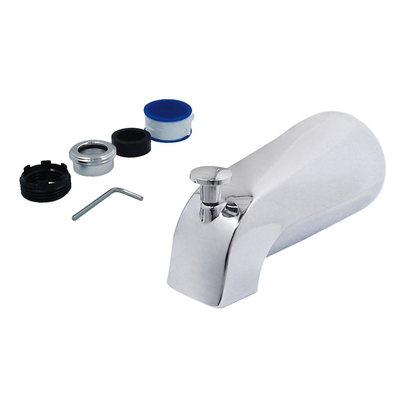Kingston Brass Made To Match 5-3/8 Inch Universal Tub Spout, Chrome, Included