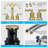 Bathroom faucet with 360 degree turn spout-110825924