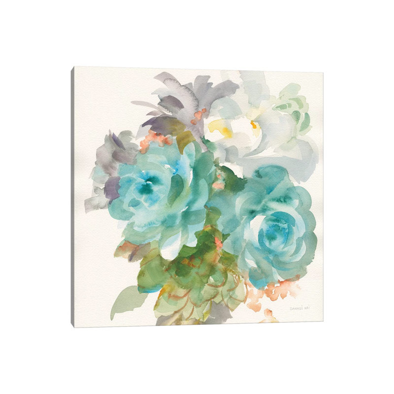 Garden Bouquet III by Danhui Nai - Wrapped Canvas Gallery-Wrapped Canvas Giclée, 30.48 cm H x 30.48 cm W