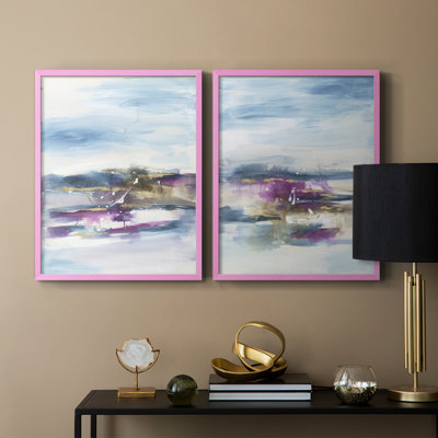 Passage non embelli - impression encadrée de qualité supérieure - prêt à être accroché - aucun clou requis - aucun clou requis