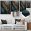 Plume dorée glamour III sur impression métallique-2138798174