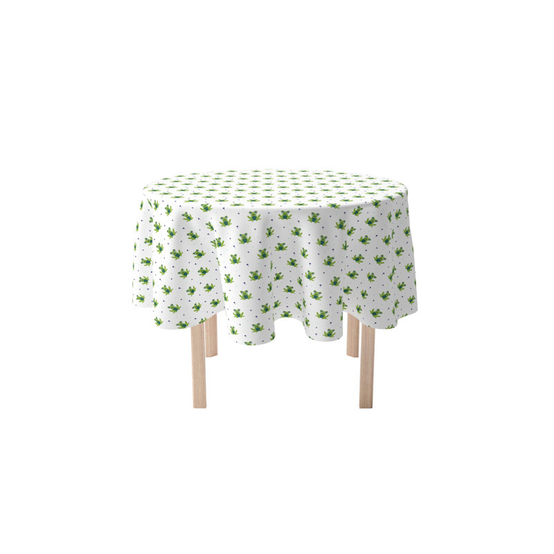 Round Cotton Twill Tablecloth