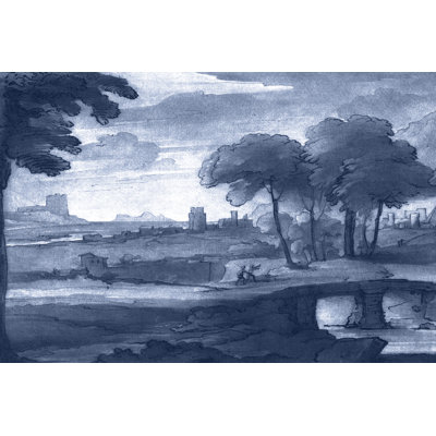 Pastoral Toile IV' by Claude Lorrain - Painting Print